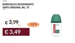 Prezzemolo e Vitale Borotalco deodorante vapo original offerta