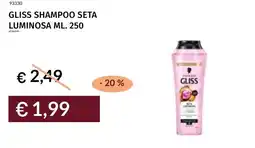 Prezzemolo e Vitale Gliss shampoo seta luminosa offerta