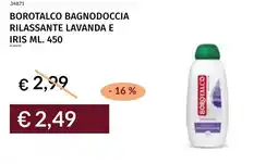 Prezzemolo e Vitale Borotalco bagnodoccia rilassante lavanda e iris offerta