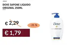 Prezzemolo e Vitale Dove sapone liquido original offerta