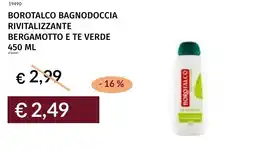 Prezzemolo e Vitale Borotalco bagnodoccia rivitalizzante bergamotto e te verde offerta