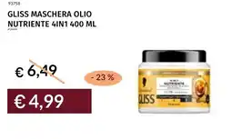 Prezzemolo e Vitale Gliss maschera olio nutriente 4in1 offerta