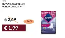 Prezzemolo e Vitale Nuvenia assorbenti ultra con ali x16 offerta