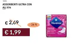 Prezzemolo e Vitale Assorbenti ultra con ali x14 offerta