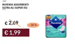 Prezzemolo e Vitale Nuvenia assorbenti ultra ali super x12 offerta