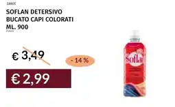 Prezzemolo e Vitale Soflan detersivo bucato capi colorati offerta