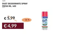 Prezzemolo e Vitale Oust deodorante spray fresh offerta