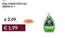 Prezzemolo e Vitale Dual power piatti gel limone offerta
