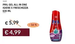 Prezzemolo e Vitale Pril gel all in one igiene e freschezza offerta
