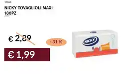 Prezzemolo e Vitale Nicky tovaglioli maxi offerta