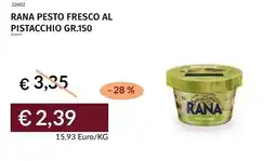Prezzemolo e Vitale Rana pesto fresco al pistacchio offerta