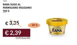 Prezzemolo e Vitale Rana sugo al parmigiano reggiano offerta
