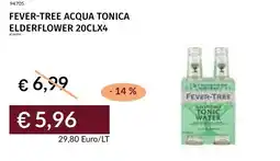 Prezzemolo e Vitale Fever-tree acqua tonica elderflower offerta