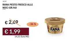 Prezzemolo e Vitale Rana pesto fresco alle noci offerta