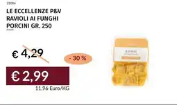 Prezzemolo e Vitale Le eccellenze p&v ravioli ai funghi porcini offerta