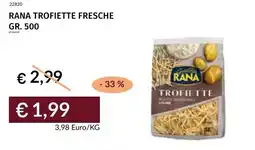 Prezzemolo e Vitale Rana trofiette fresche offerta
