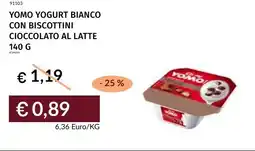 Prezzemolo e Vitale Yomo yogurt bianco con biscottini cioccolato al latte offerta