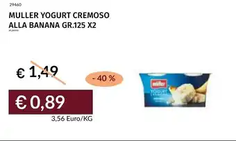 Prezzemolo e Vitale Muller yogurt cremoso alla banana offerta