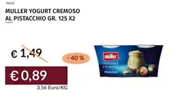 Prezzemolo e Vitale Muller yogurt cremoso al pistacchio offerta