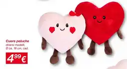 KiK Cuore peluche diversi modelli, Ø ca. cad. offerta