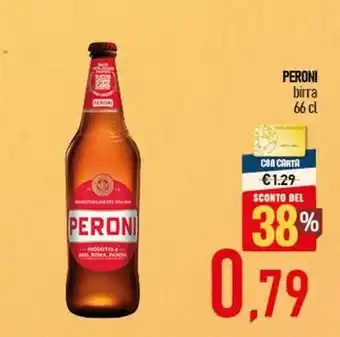 Ciro Amodio PERONI birra offerta
