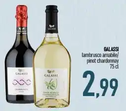 Ciro Amodio GALASSI lambrusco amabile/ pinot chardonnay offerta