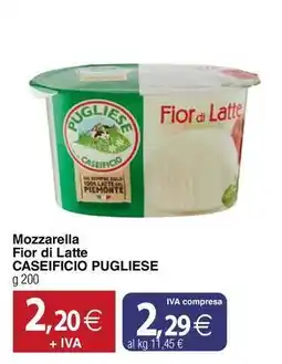 Docks Cash&Carry Mozzarella Fior di Latte CASEIFICIO PUGLIESE offerta