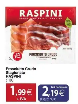 Docks Cash&Carry Prosciutto Crudo Stagionato RASPINI offerta