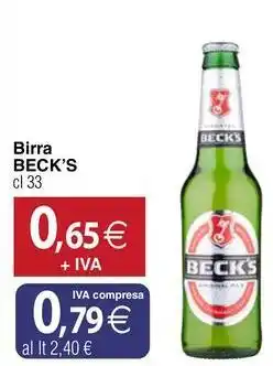 Docks Cash&Carry Birra BECK'S offerta