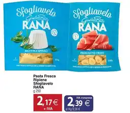Docks Cash&Carry Pasta Fresca Ripiena Sfogliavelo RANA offerta