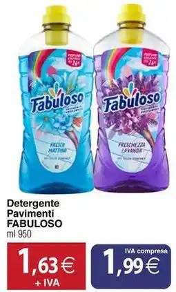 Docks Cash&Carry Detergente Pavimenti FABULOSO offerta