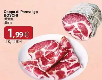 Docks Cash&Carry Coppa di Parma Igp BOSCHI offerta