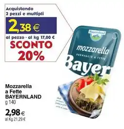 Docks Cash&Carry Mozzarella a Fette BAYERNLAND offerta