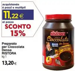 Docks Cash&Carry Preparato per Cioccolata Densa RISTORA offerta