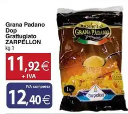 Docks Cash&Carry Grana Padano Dop Grattugiato ZARPELLON offerta