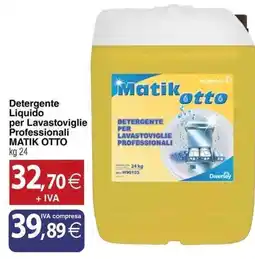 Docks Cash&Carry Detergente Liquido per Lavastoviglie Professionali MATIK OTTO offerta