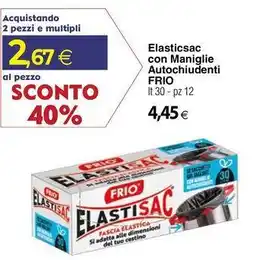 Docks Cash&Carry Elasticsac con Maniglie Autochiudenti FRIO offerta