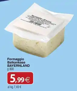 Docks Cash&Carry Formaggio Balkankase BAYERNLAND offerta