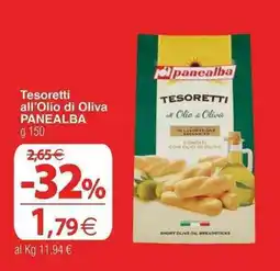 Docks Cash&Carry Tesoretti all'Olio di Oliva PANEALBA offerta