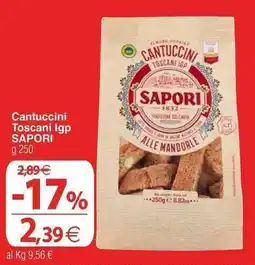 Docks Cash&Carry Cantuccini Toscani Igp SAPORI offerta