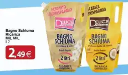 Docks Cash&Carry Bagno Schiuma Ricarica MIL MIL offerta