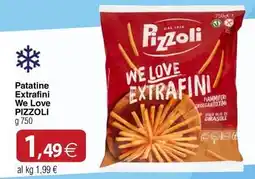 Docks Cash&Carry Patatine Extrafini We Love PIZZOLI offerta