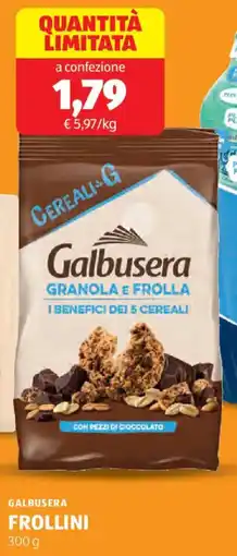 ALDI Galbusera frollini offerta