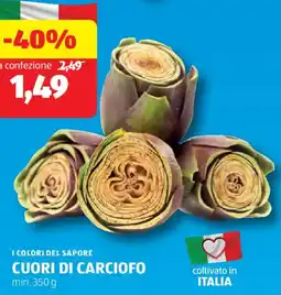 ALDI I colori del sapore cuori di carciofo offerta