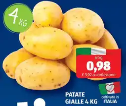 ALDI Patate gialle offerta