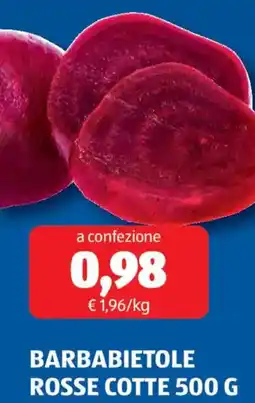 ALDI Barbabietole rosse cotte offerta