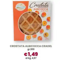 Galassia Crostata albicocca cradel offerta