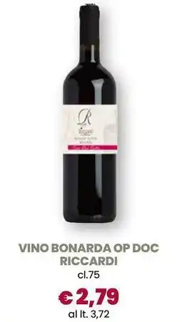 Galassia Vino bonarda op doc riccardi offerta