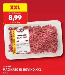 ALDI Il podere macinato di bovino XXL offerta