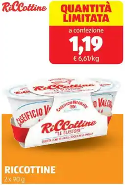 ALDI Riccottine riccottine offerta